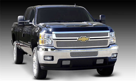 T-Rex Billet Grille Overlay — 2011-2014 Chevrolet Silverado 2500 HD/Silverado 3500 HD - TRE-21114 - Absolute Autoguard