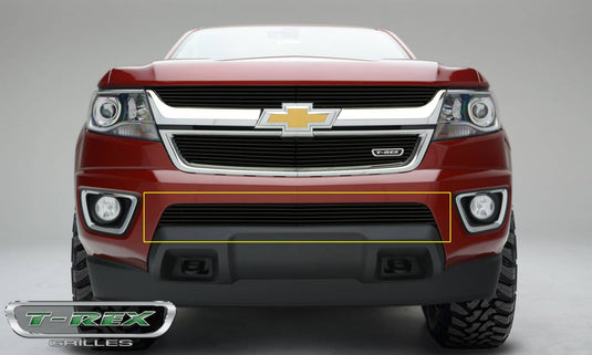 T-Rex Black Billet Bumper Inserts — 2015-2022 Chevrolet Colorado - TRE-25267B - Absolute Autoguard