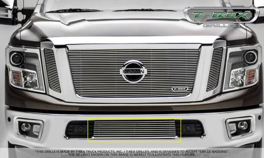 T-Rex Billet Bumper Overlay — 2016 Nissan Titan XD - TRE-25785 - Absolute Autoguard