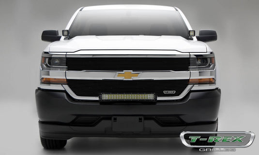 T-Rex Black Billet Grille Insert — 2016-2018 Chevrolet Silverado 1500 - TRE-6211271 - Absolute Autoguard