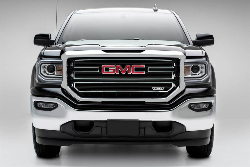 Load image into Gallery viewer, T-Rex Black Billet Grille Overlay — 2016-2018 GMC Sierra 1500 - TRE-6212131 - Absolute Autoguard
