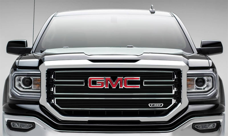 Load image into Gallery viewer, T-Rex Black Billet Grille Overlay — 2016-2018 GMC Sierra 1500 - TRE-6212131 - Absolute Autoguard
