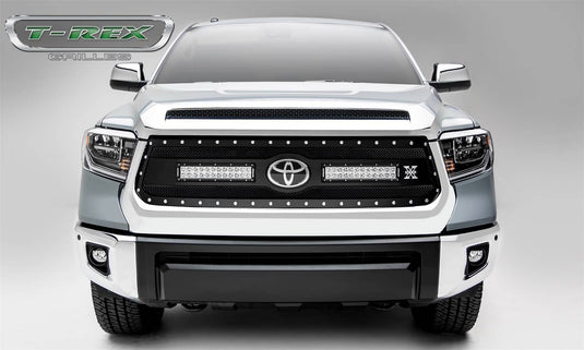 T-Rex Torch Black Mesh Lighted LED Grille — 2018-2021 Toyota Tundra - TRE-6319661 - Absolute Autoguard