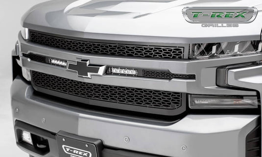 T-Rex LED Lighted Black Mesh Grille — 2019-2022 Chevrolet Silverado 1500 - TRE-Z311261 - Absolute Autoguard