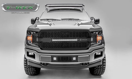 T-Rex LED Lighted Black Mesh Grille — 2018-2020 Ford F-150 - TRE-Z315711 - Absolute Autoguard