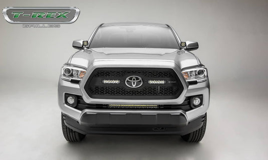 T-Rex LED Lighted Black Mesh Grille — 2018-2023 Toyota Tacoma - TRE-Z319511 - Absolute Autoguard