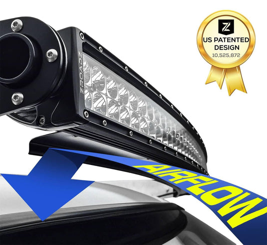 T-Rex 50" Straight Wind Diffus Diffuser — 2007-2020 Jeep Gladiator/Wrangler/Wrangler JK - TRE-Z330050S - Absolute Autoguard