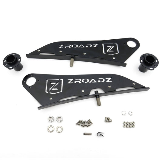 T-Rex Front Roof LED Mounts for Single Bar 40" Straight or Curved — 2005-2023 Toyota Tacoma - TRE-Z339401 - Absolute Autoguard
