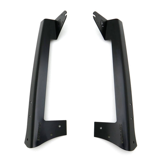 T-Rex A Pillar Roof Level Single 50" Straight LED Light Bar Mounts — 2007-2018 Jeep Wrangler/Wrangler JK - TRE-Z374811 - Absolute Autoguard