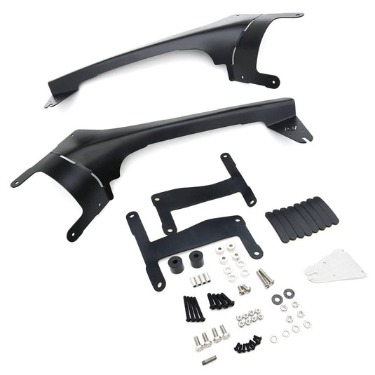T-Rex A Pillar Roof Level Single Bar 52" Straight LED Light Bar Mounts — 2018-2026 Jeep Gladiator/Wrangler - TRE-Z374831 - Absolute Autoguard