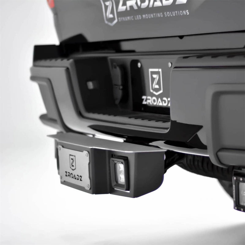 Load image into Gallery viewer, T-Rex Univ.hitch Step 2.5" w/ Two 3" LED Light Bar Mounts - TRE-Z390011 - Absolute Autoguard
