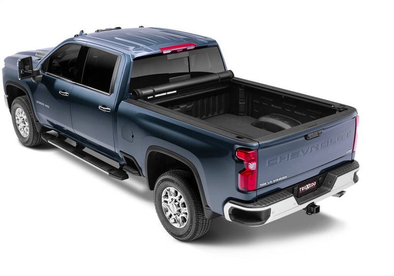 Load image into Gallery viewer, TruXedo Pro X15 Soft Roll-Up Tonneau Cover, 6'9" Bed, Without MultiPro/Multi-Flex Tailgate, Without CarbonPro Bed, Without Factory Side Storage Boxes - 2020-2026 Chevrolet Silverado 2500/3500, GMC Sierra 2500/3500
