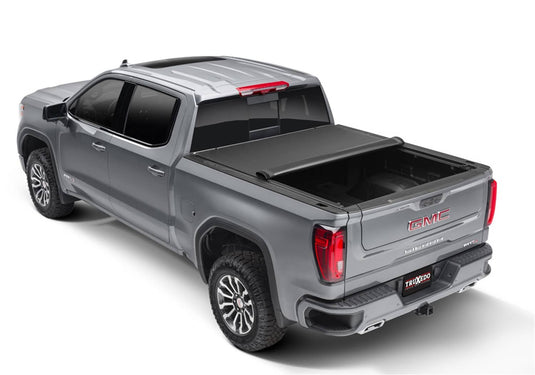 TruXedo Pro X15 Soft Roll-Up Tonneau Cover, 5'8" Bed, With MultiPro/Multi-Flex Tailgate, Without CarbonPro Bed, Without Factory Side Storage Boxes - 2019-2026 Chevrolet Silverado/GMC Sierra 1500