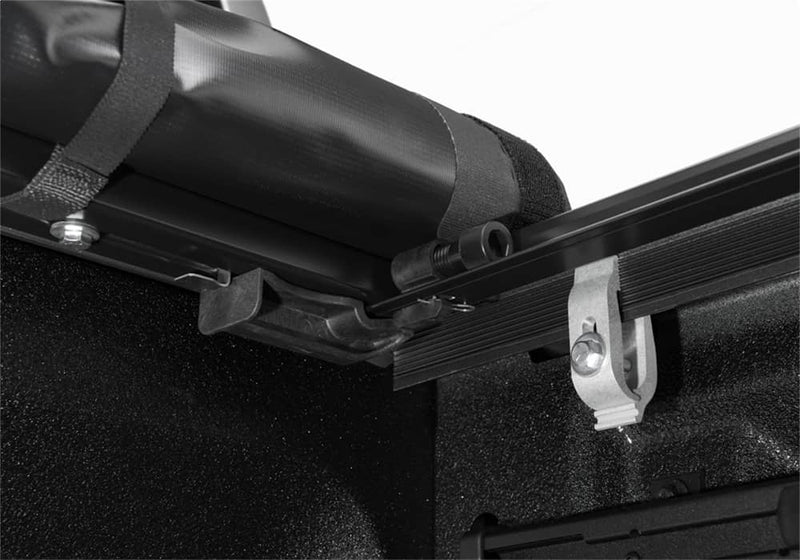 Load image into Gallery viewer, TruXedo Pro X15 Soft Roll-Up Tonneau Cover, 5'7" Bed, With RamBox, Excluding Factory Tri-Fold Cover with Black Rails - 2019-2026 Ram 1500
