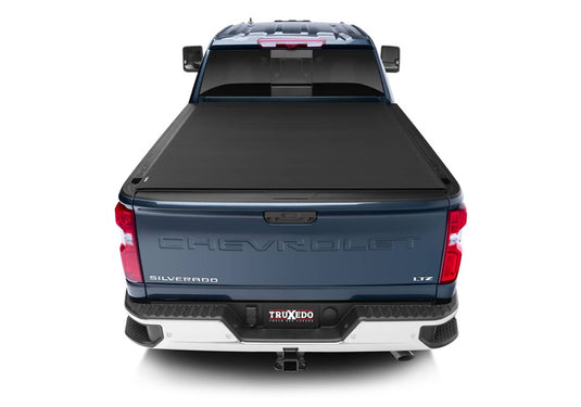 TruXedo Sentry CT Hard Roll-Up Tonneau Cover, Matte Black, 6'9" Bed, Without CarbonPro Bed - 2020-2026 Chevrolet Silverado 2500/3500, GMC Sierra 2500/3500