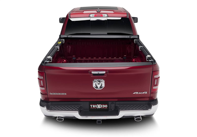 Load image into Gallery viewer, TruXedo TruXport Soft Roll-Up Tonneau Cover, 5'7" Bed, With RamBox, Excluding Factory Tri-Fold Cover with Black Rails - 2019-2026 Ram 1500
