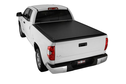 TruXedo Lo Pro Soft Roll-Up Tonneau Cover, 6'7" Bed, With Deck Rail System, Without Trail Special Edition Storage Boxes - 2022-2026 Toyota Tundra