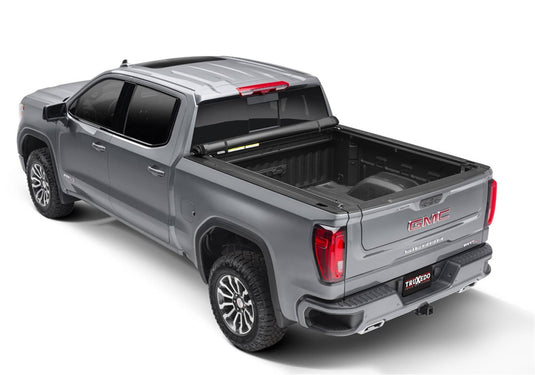 TruXedo Lo Pro Soft Roll-Up Tonneau Cover, 8' Bed, Without CarbonPro Bed - 2019-2026 Chevrolet Silverado 1500, 2020-2026 Silverado 2500 HD/3500 HD, 2019-2026 GMC Sierra 1500, 2020-2026 Sierra 2500 HD/3500 HD