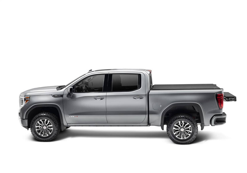 Load image into Gallery viewer, TruXedo Lo Pro Soft Roll-Up Tonneau Cover, 8' Bed, Without CarbonPro Bed - 2019-2026 Chevrolet Silverado 1500, 2020-2026 Silverado 2500 HD/3500 HD, 2019-2026 GMC Sierra 1500, 2020-2026 Sierra 2500 HD/3500 HD
