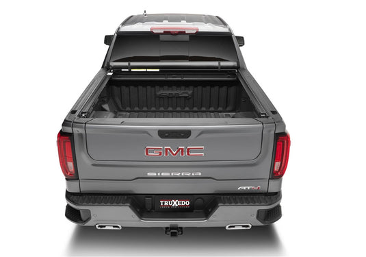 TruXedo Lo Pro Soft Roll-Up Tonneau Cover, 8' Bed, Without CarbonPro Bed - 2019-2026 Chevrolet Silverado 1500, 2020-2026 Silverado 2500 HD/3500 HD, 2019-2026 GMC Sierra 1500, 2020-2026 Sierra 2500 HD/3500 HD