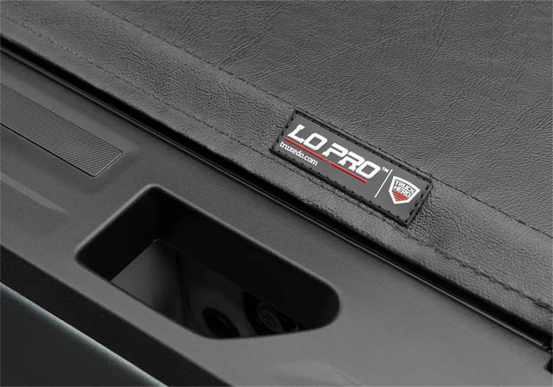 Load image into Gallery viewer, TruXedo Lo Pro Soft Roll-Up Tonneau Cover, 8' Bed, Without CarbonPro Bed - 2019-2026 Chevrolet Silverado 1500, 2020-2026 Silverado 2500 HD/3500 HD, 2019-2026 GMC Sierra 1500, 2020-2026 Sierra 2500 HD/3500 HD
