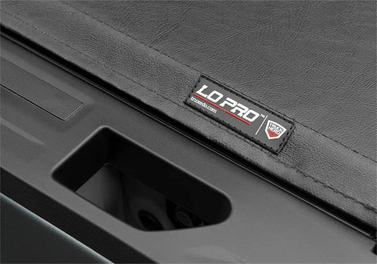 TruXedo Lo Pro Soft Roll-Up Tonneau Cover, 8' Bed, Without CarbonPro Bed - 2019-2026 Chevrolet Silverado 1500, 2020-2026 Silverado 2500 HD/3500 HD, 2019-2026 GMC Sierra 1500, 2020-2026 Sierra 2500 HD/3500 HD