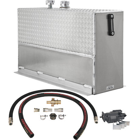 50 Gallon Upright Reservoir/Direct Mount Pump Wetline Kit CCW With Aluminum Tank