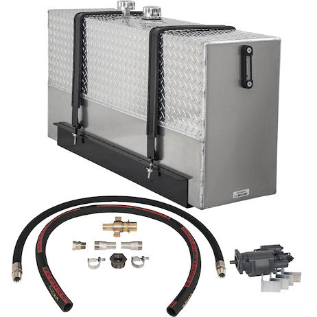 70 Gallon Upright Reservoir/Direct Mount Pump Wetline Kit CCW With Aluminum Tank