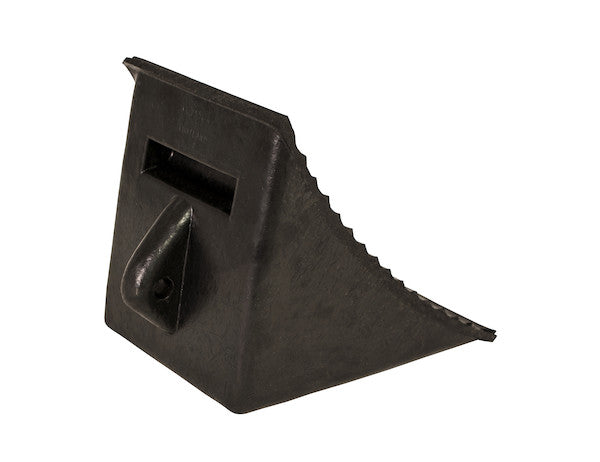 Load image into Gallery viewer, Heavy Duty Rubber Wheel Chock with Molded-In Handle/Chain Eye 7x10.25x8.13 Inch
