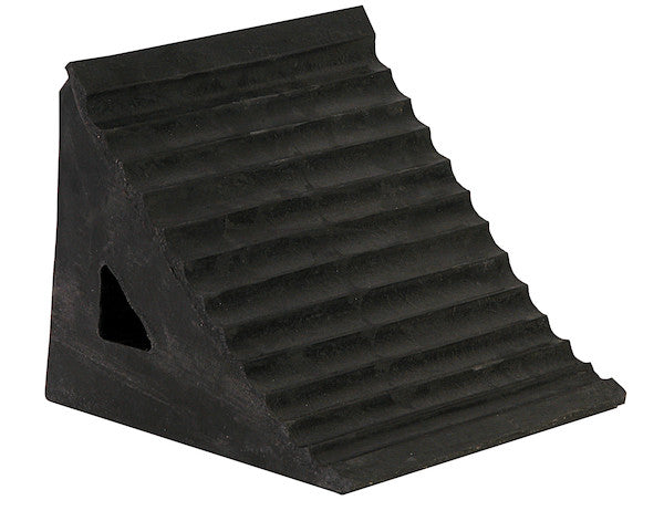 Load image into Gallery viewer, Rubber Wheel Chock with Chain Eye 9.5x7x7 Inch
