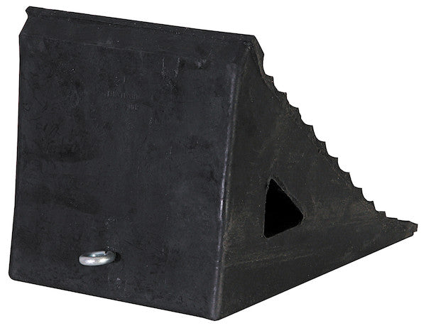 Load image into Gallery viewer, Rubber Wheel Chock with Chain Eye 9.5x7x7 Inch
