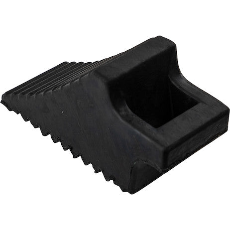 Rubber Wheel Chock with Built-In Handle, Pair