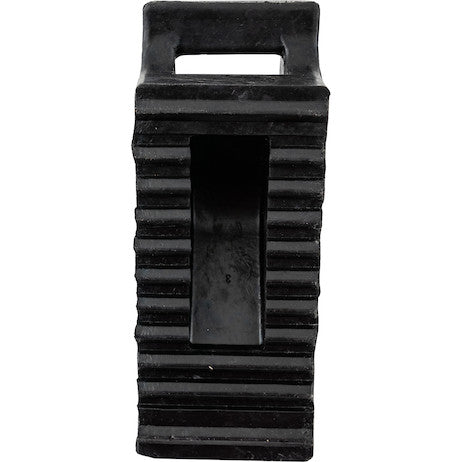 Rubber Wheel Chock with Built-In Handle, Pair