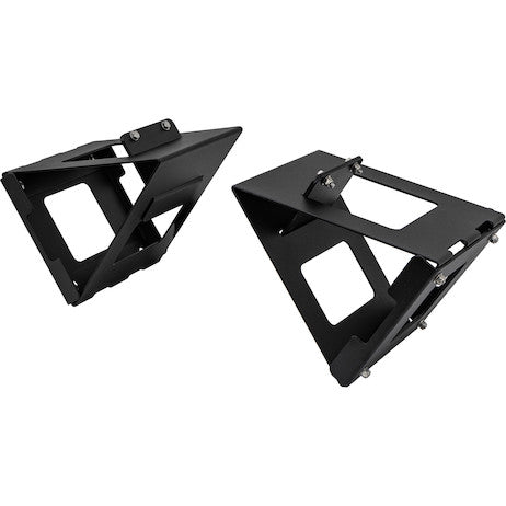 Load image into Gallery viewer, Matte Black Powder-Coated Steel Wheel Chock Fender Mount
