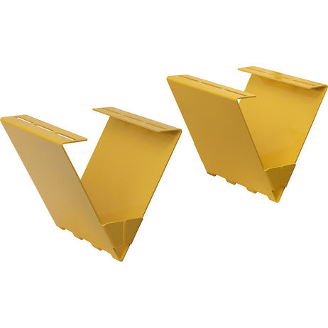 Load image into Gallery viewer, Underbody Wheel Chock Holder - Yellow Steel
