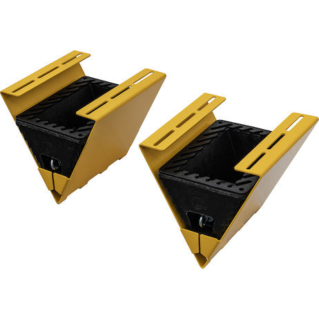 Load image into Gallery viewer, Underbody Wheel Chock Holder - Yellow Steel
