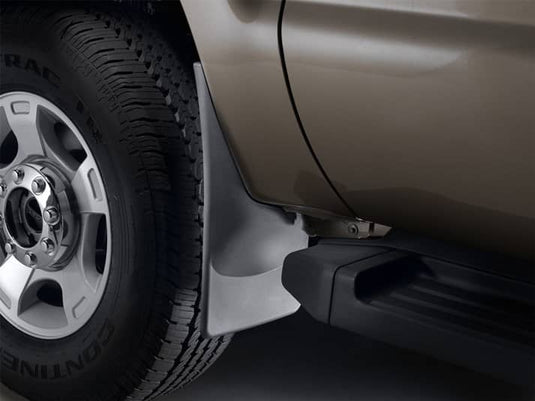 WeatherTech No-Drill MudFlaps, Front, Black, Without Fender Flares - 2011-2026 Ford F-250 Super Duty/F-350 Super Duty