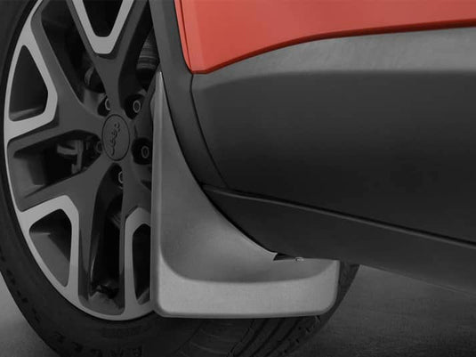 WeatherTech No-Drill MudFlaps, Front, Black - 2015-2023 Jeep Renegade