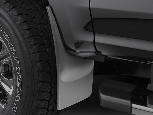 WeatherTech No-Drill MudFlaps, Front, Black, Without Fender Flares - 2017-2026 Ford F-250 Super Duty/F-350 Super Duty