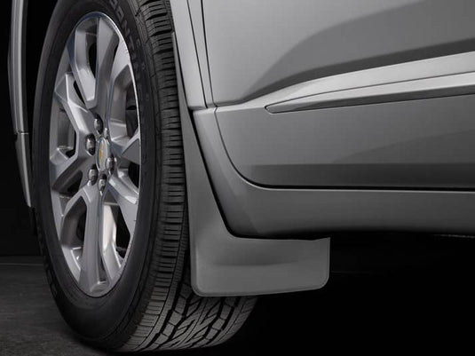 WeatherTech No-Drill MudFlaps, Front, Black - 2018-2024 Chevrolet Traverse/Traverse Limited