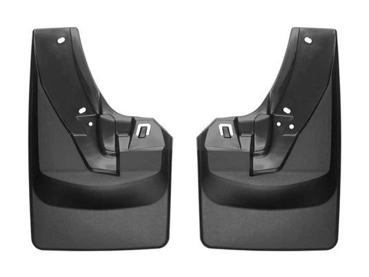 WeatherTech No-Drill MudFlaps, Front, Black, With OE Flares - 2019-2026 Ram 2500/3500