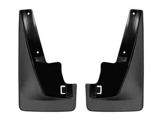 WeatherTech MudFlaps, Front, Black, Excluding R/T & SRT - 2011-2026 Dodge Durango