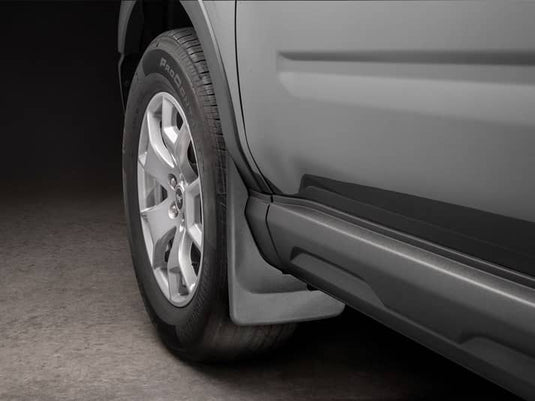 WeatherTech No-Drill MudFlaps, Front, Black - 2021-2026 Ford Bronco Sport