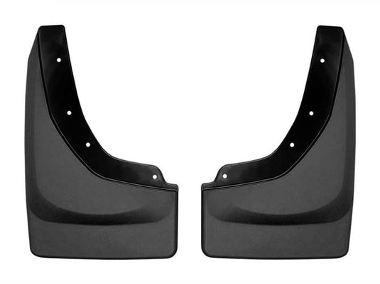WeatherTech No-Drill MudFlaps, Front, Black, With Flares, RHO or TRX - 2021-2026 Ram 1500