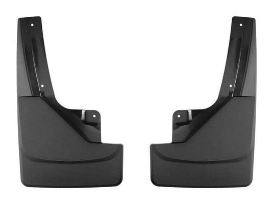 WeatherTech No-Drill MudFlaps, Front, Black - 2022-2026 Jeep Grand Wagoneer/Grand Wagoneer L/Wagoneer/Wagoneer L