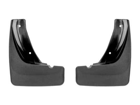 WeatherTech No-Drill MudFlaps, Front, Black - 2022-2026 Hyundai Santa Cruz