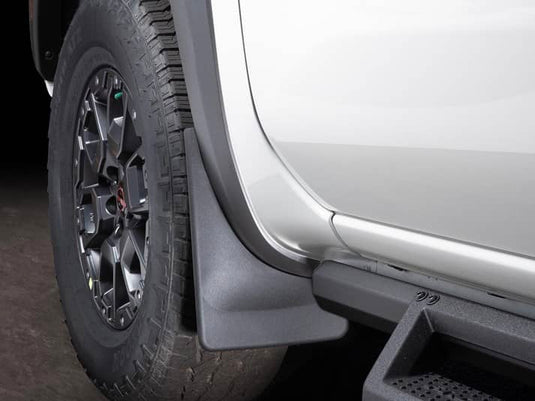 WeatherTech No-Drill MudFlaps, Front, Black, PRO-4X or PRO-X - 2022-2026 Nissan Frontier