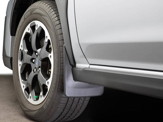 WeatherTech No-Drill MudFlaps, Front, Black, Excluding Sport - 2018-2023 Subaru Crosstrek