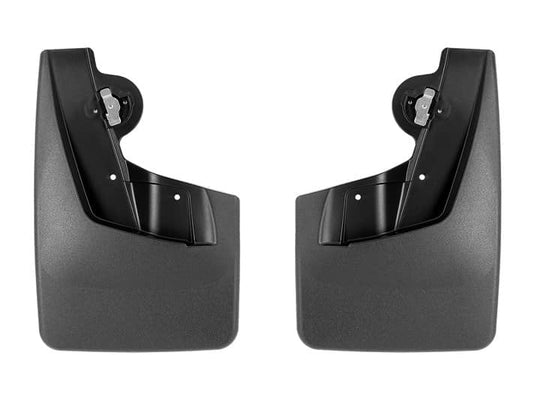 WeatherTech No-Drill MudFlaps, Front, Black, Without Flares, Trail Boss or ZR2 - 2023-2026 Chevrolet Colorado