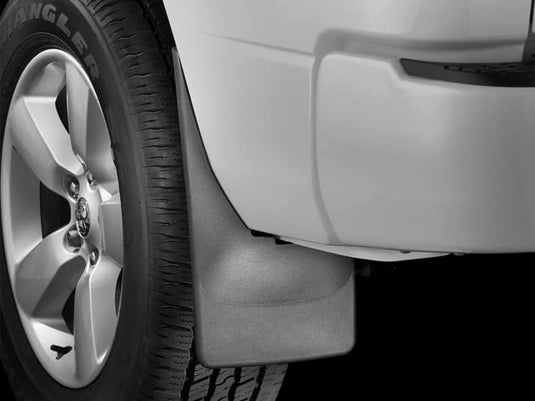 WeatherTech No-Drill MudFlaps, Rear, Black, Without Flares - 2009-2024 Dodge/Ram 1500/2500/3500/1500 Classic